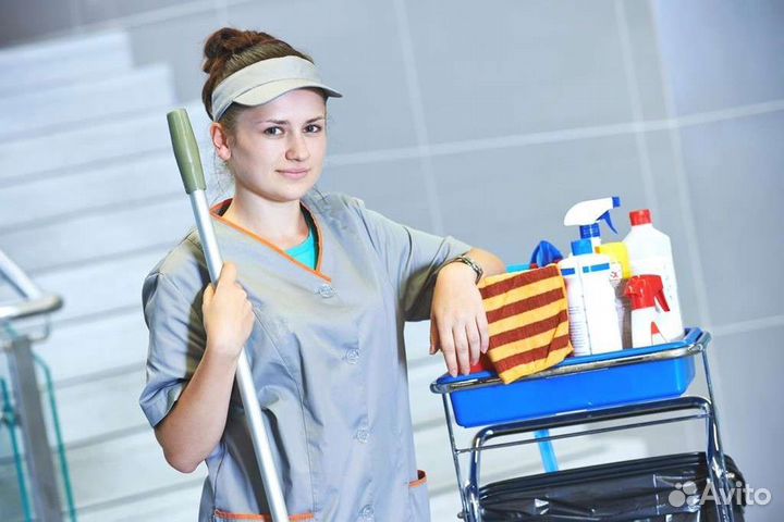 Уборщица в дневную смену