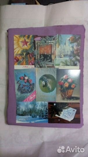 Новогодние открытки СССР по 15р