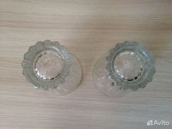 Стопки хрустальные, 2 штуки