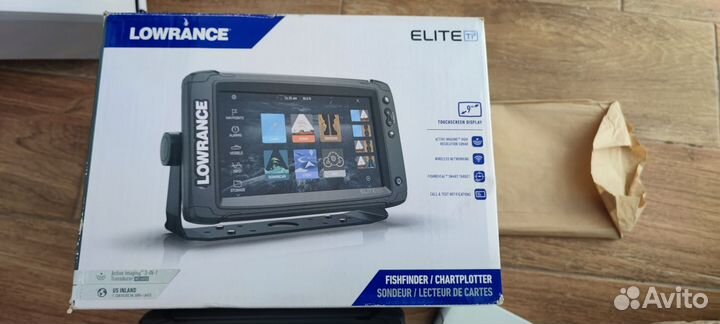 Эхолот lowrance elite 9 ti2 с датчиком 3в1