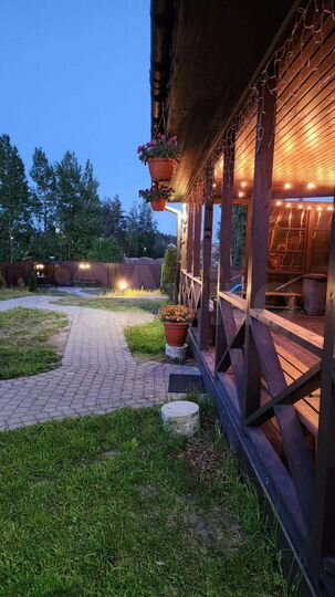 Коттедж 170 м² на участке 10 сот.