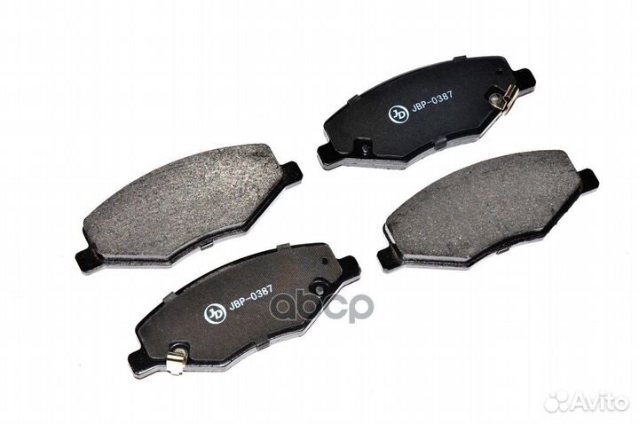 Колодки тормозные, передние JBP0387 Just Drive