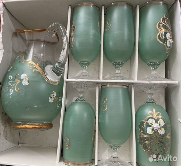 Графин с бокалами bohemia