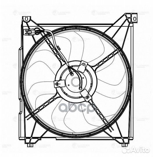 LFK 0806 вентилятор системы охлаждения Hyundai
