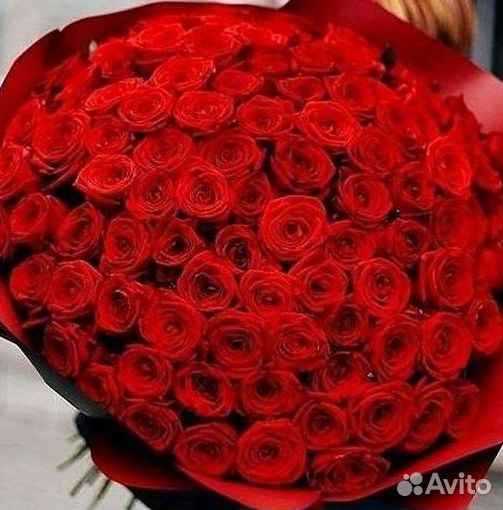 Розы высокие Доставка цветов