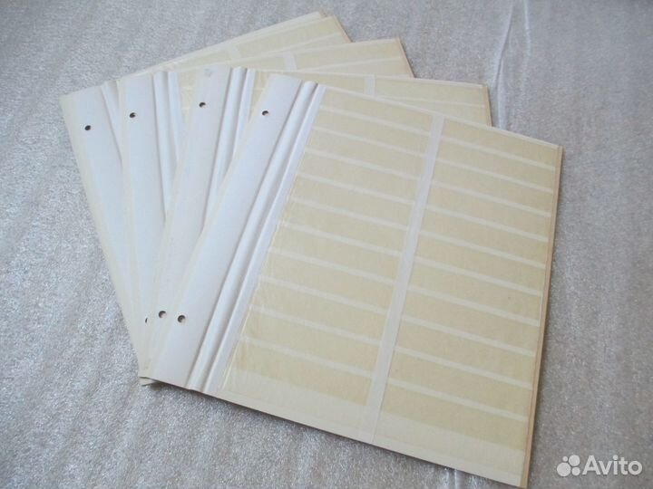 Листы для хранения марок Schaubek (22 полосы,7шт.)