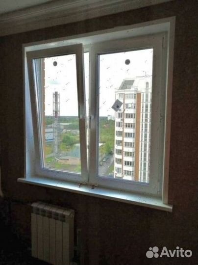 Пластиковое окно с ламинацией