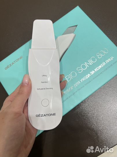 Аппарат для уз-чистки лица gezatone