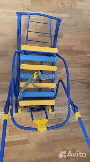 Санки складные с колесами Nika Nikki 3