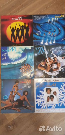 Продам виниловые пластинки boneym abba