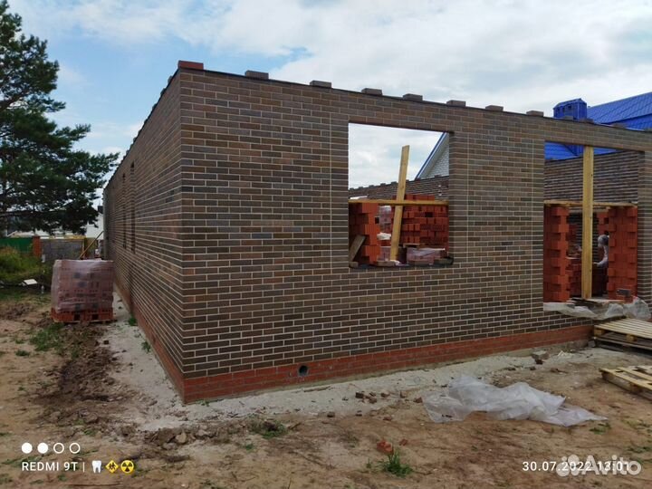 Кирпич облицовочный баварская кладка