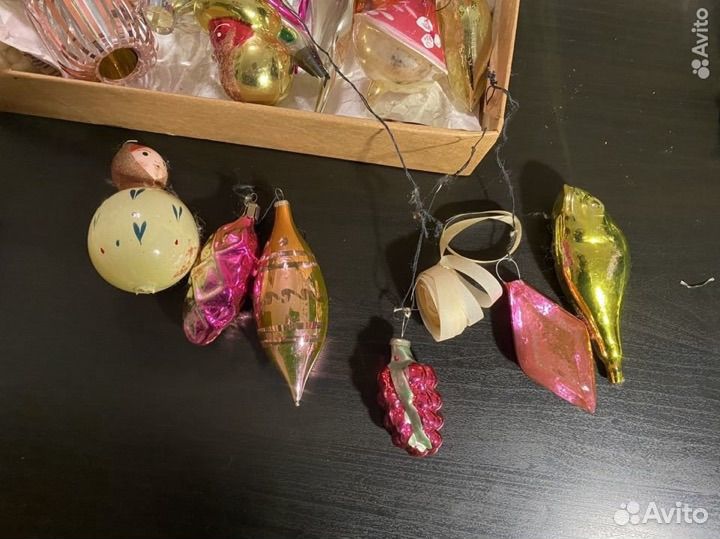 Елочные игрушки СССР одним лотом
