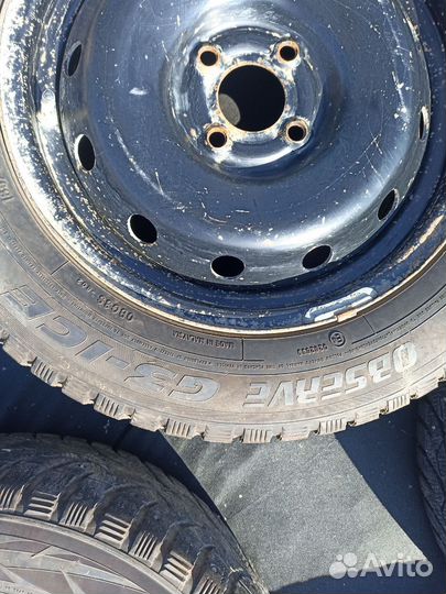 R15 Toyo Observe G3-Ice 185/65, PCD 4x100 DIA 42