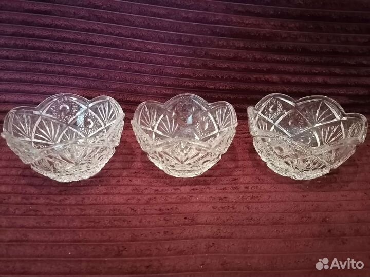 Вазы хрусталь и стекло СССР