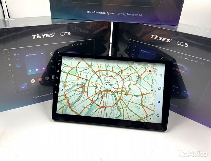 Магнитола на андройде Teyes 6/128 для Toyota