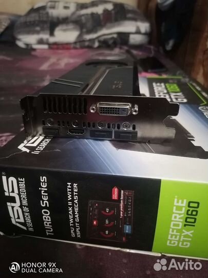 Видеокарта gtx 1060 6gb asus