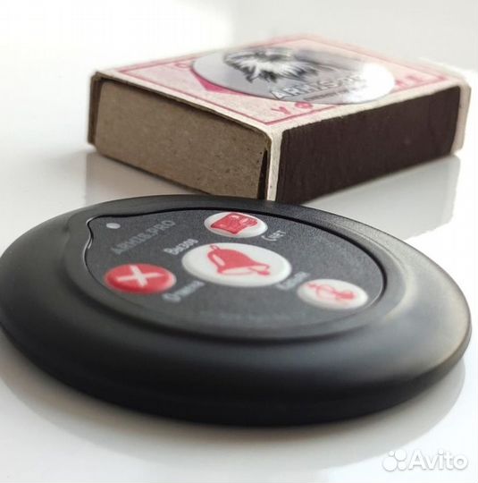 Кнопка вызова официанта и кальянщика Слим. Черный