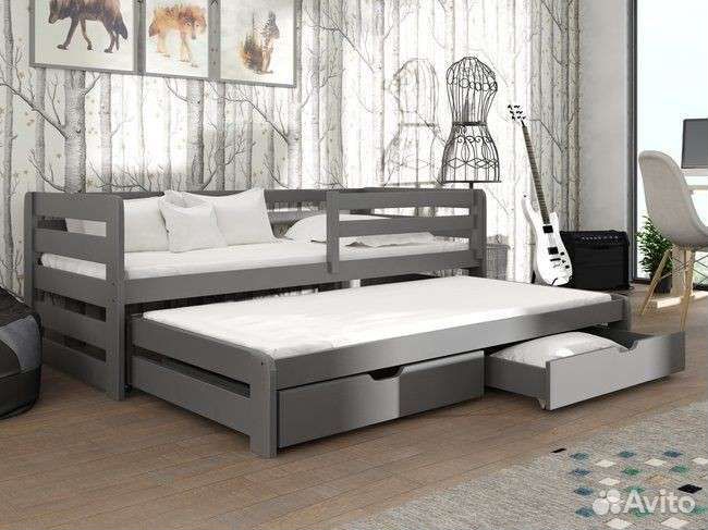 Кровать детская подростковая 2 два яруса