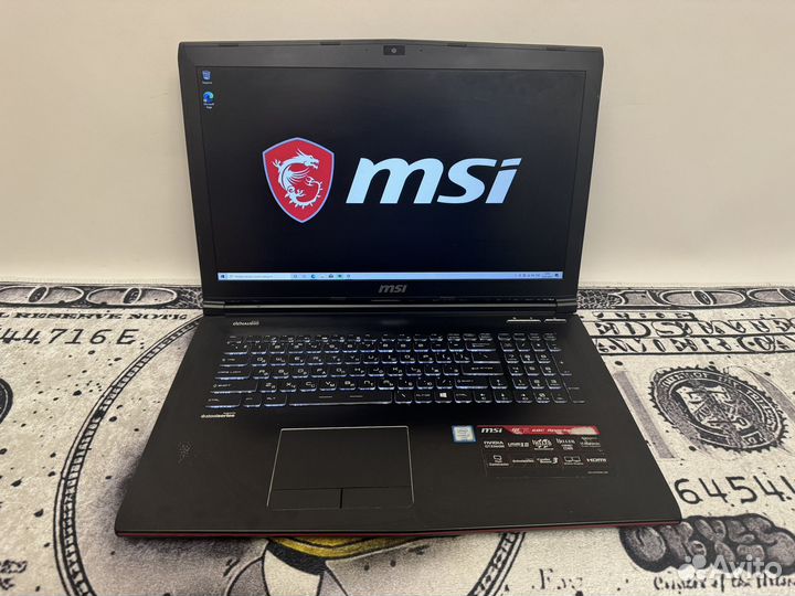 Игровой ноутбук Msi 17 3