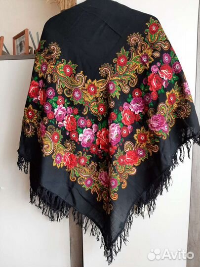 Павловопосадский платок Филигрань оригинал, 1997г