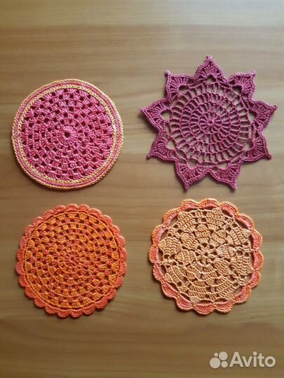 Салфетки связанные крючком