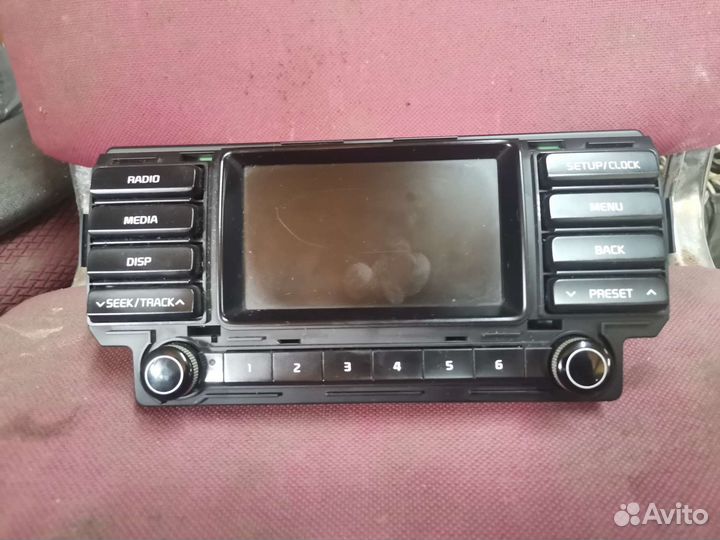 Автомагнитола штатная на Киа рио 4