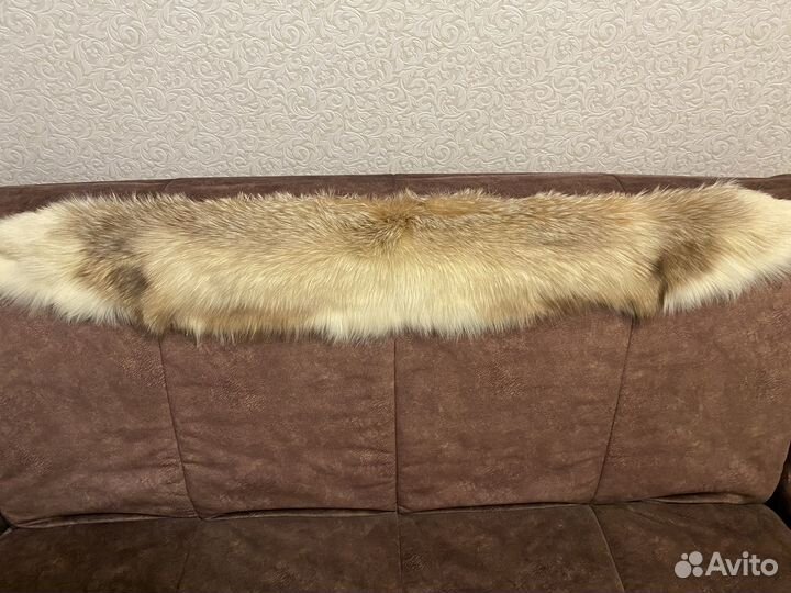 Меховой воротник степная лиса