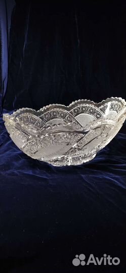 Салатники (вазы для фруктов) хрусталь, винтаж