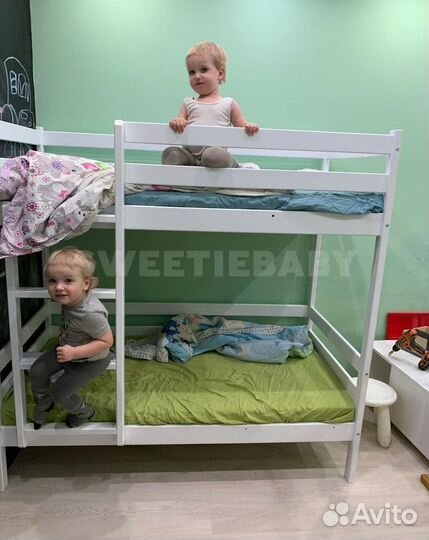 Детская кровать двухъярусная
