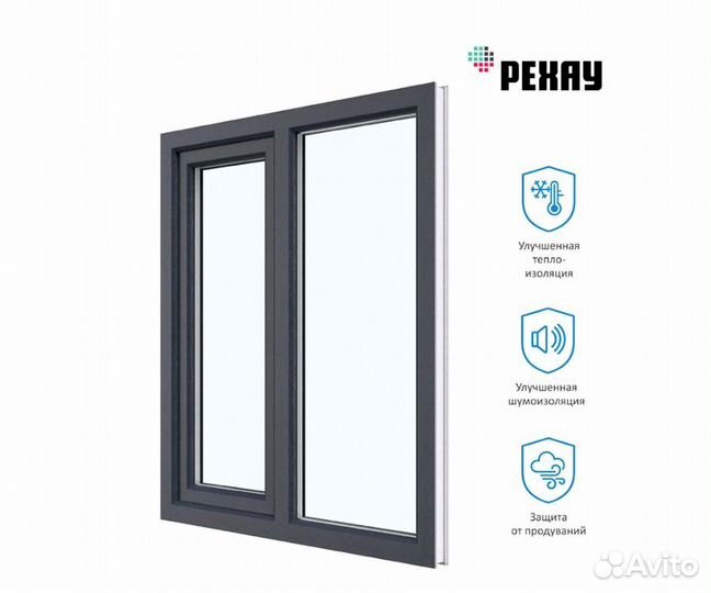 Окно пвх 1200x1270