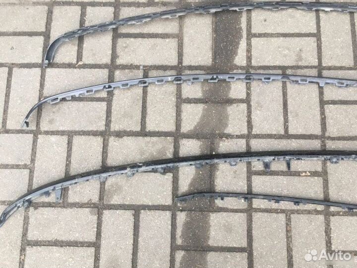 Накладка бампера задняя Audi A8 D5 2017-2020