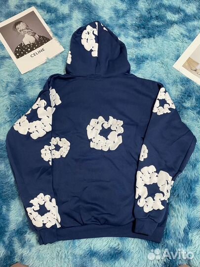 Худи Denim Tears синее