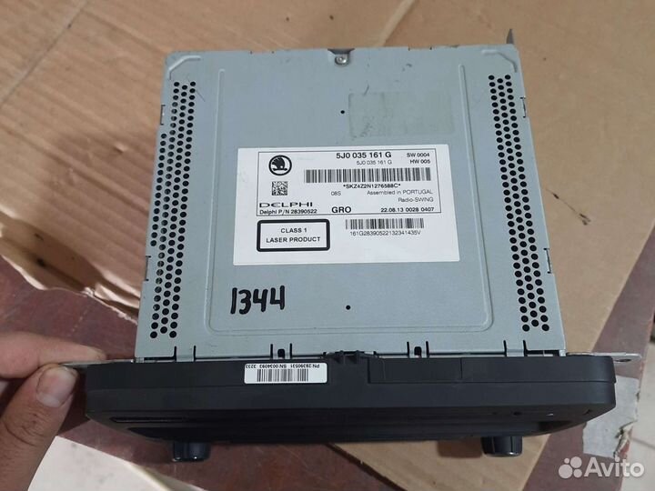 Магнитола Skoda Fabia 2