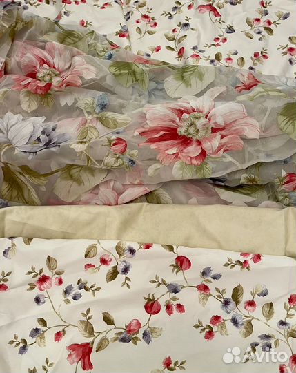 Комплект шторы и тюль