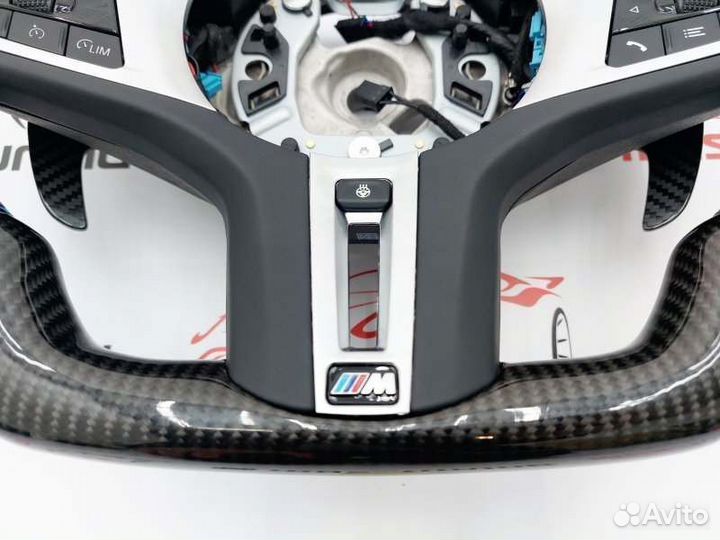 Руль M3 бмв 3 серия G20 G80 подогрев экран карбон