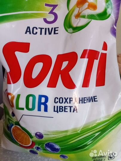 Стиральный порошок Sorti Color 6 кг