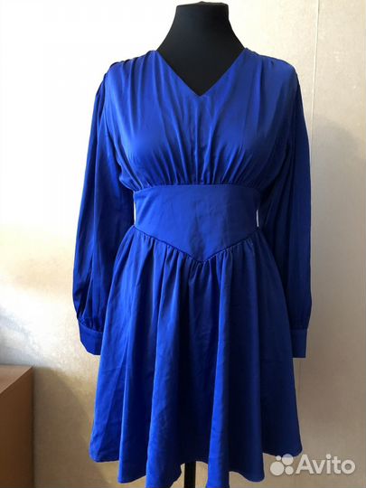 Новые платья голубые, синие 44-50