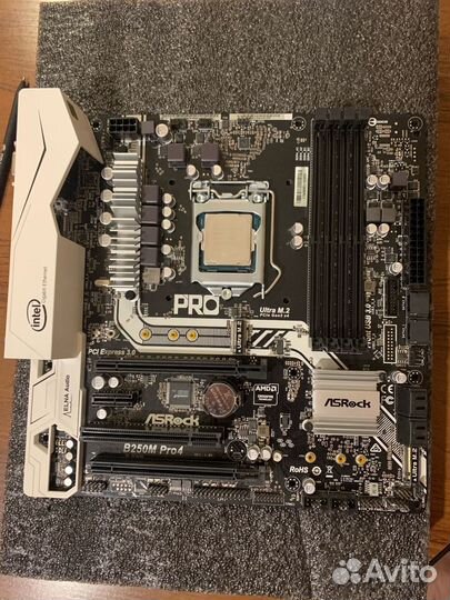Intel Pentium G4560, asrock B250M PRO4