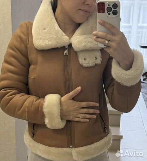 Дублёнка авиатор