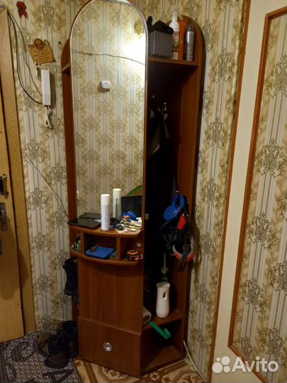 Угловой шкаф с зеркалом бу