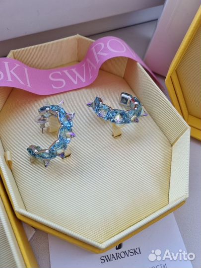 Серьги Swarovski Chroma Ortyx оригинал