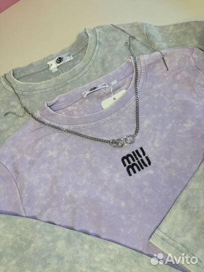 Лонгслив женский miu miu