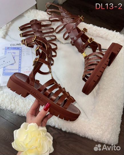 Сандали гладиаторы celine