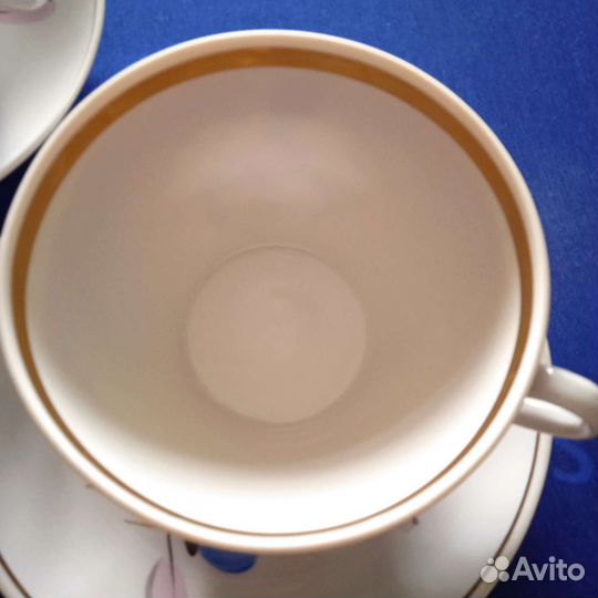 Чашка с блюдцем дулево