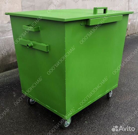 Евроконтейнер из металла 1,1 м3 Арт 985
