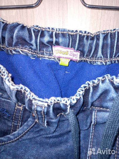 Джинсы утепленные р.128 для мальчика