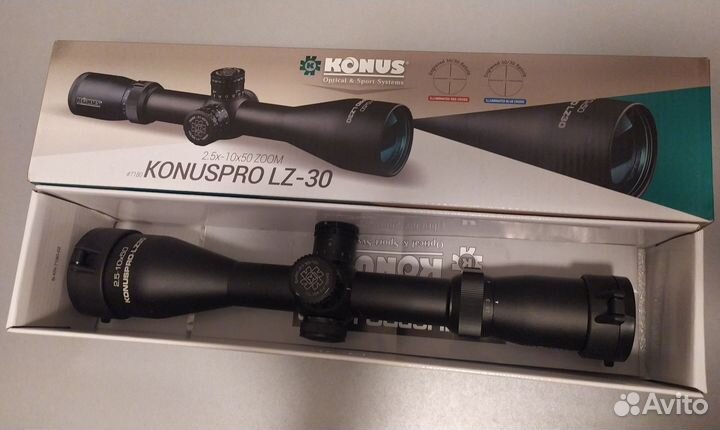 Оптический прицел konuspro LZ-30 2.5-10X50