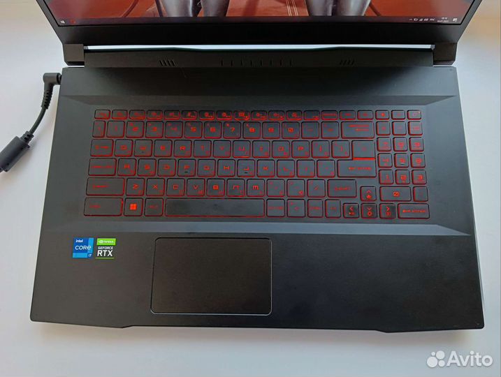 Игровой ноутбук MSI 17.3 i7 11800H 16gb RTX 3060