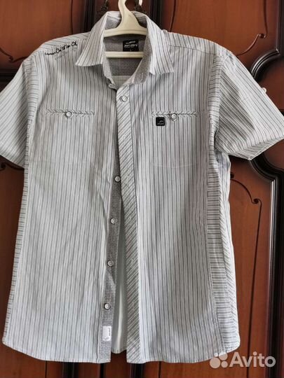 Рубашка мужская с коротким рукавом новая