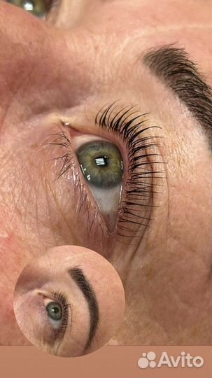 Ламинирование + ботокс ресниц